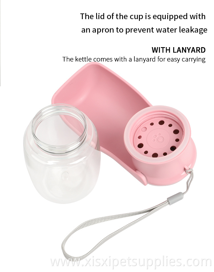 Factory Wholesale Travel Outdoor Portable Foldable Pet Water Dispenser Collapsible Dog Drinking Water Bottle